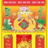 Bìa lịch gắn bloc Túi Vàng