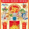 Bìa lịch gắn bloc Xuân Như Ý