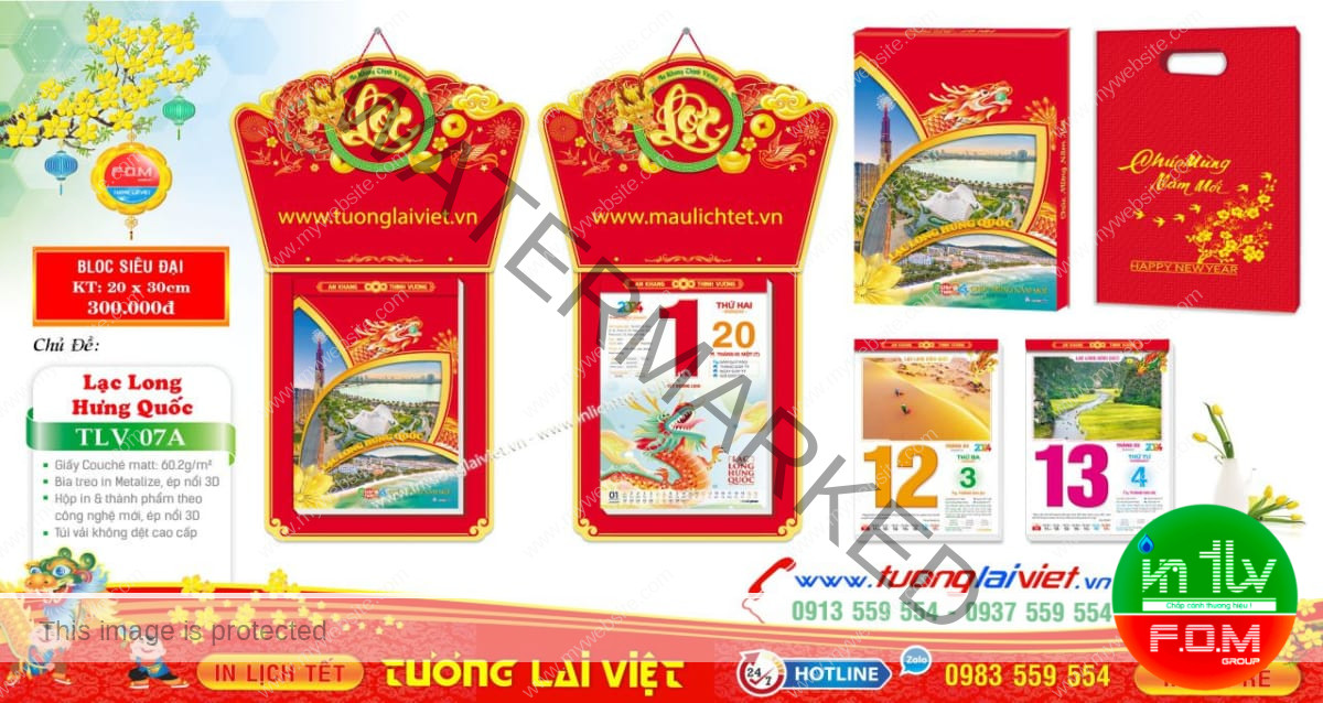 In Lịch Bloc 2026 Giá Rẻ