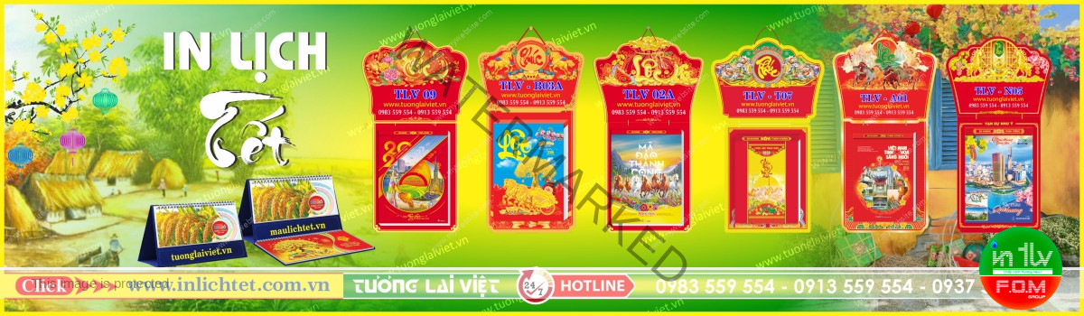 In Lịch Bloc Khổ Đại