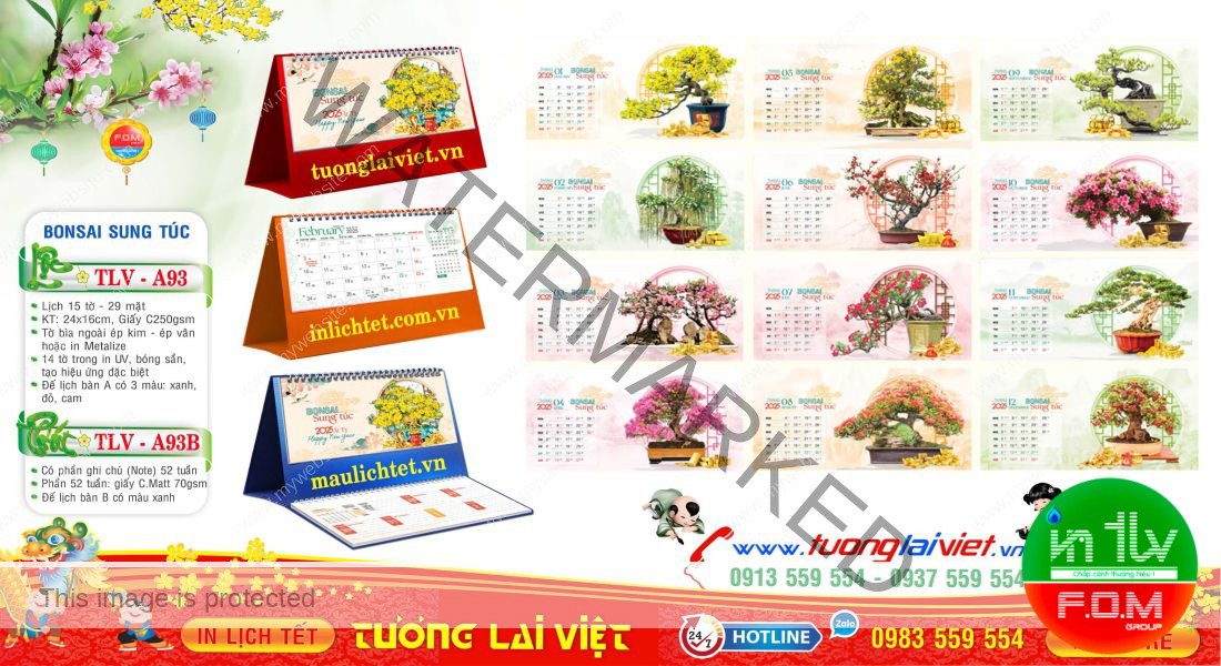 In Lịch Để Bàn Tại TPHCM