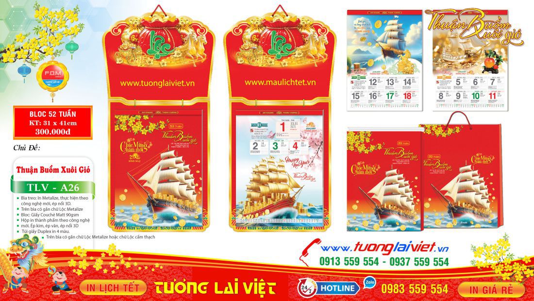 Lịch 52 Tuần Thuận Buồm Xuôi Gió