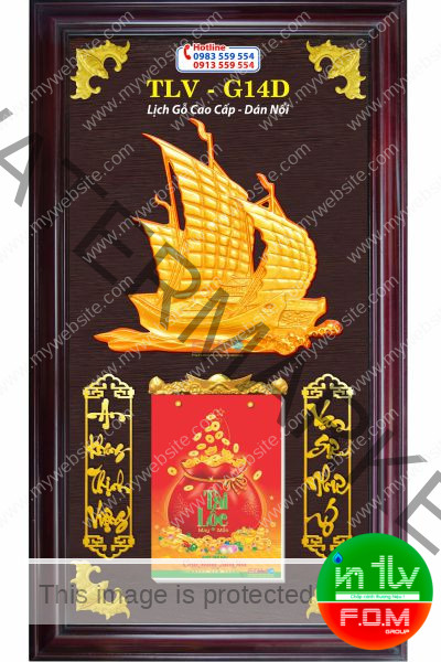 Lịch Gỗ Thuận Buồm Xuôi Gió - Ảnh 4