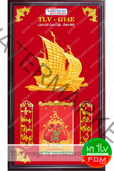 Lịch Gỗ Thuận Buồm Xuôi Gió - Ảnh 5