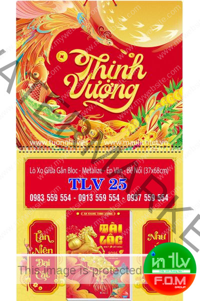 Lịch lò xo giữa bloc Xuân thịnh vượng