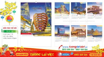 Mẫu Lịch Tờ Kiến Trúc