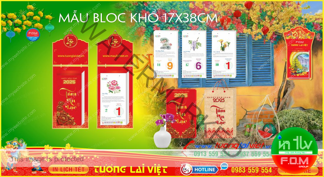 Những Mẫu Lịch Bloc Đẹp